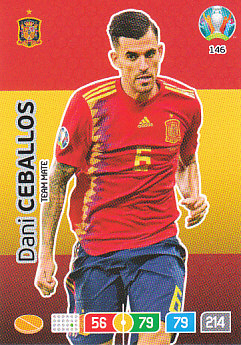Dani Ceballos Spain Panini UEFA EURO 2020#146